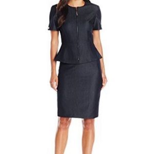Tahari by Arthur S. Levine Short Sleeve Skirt Suit